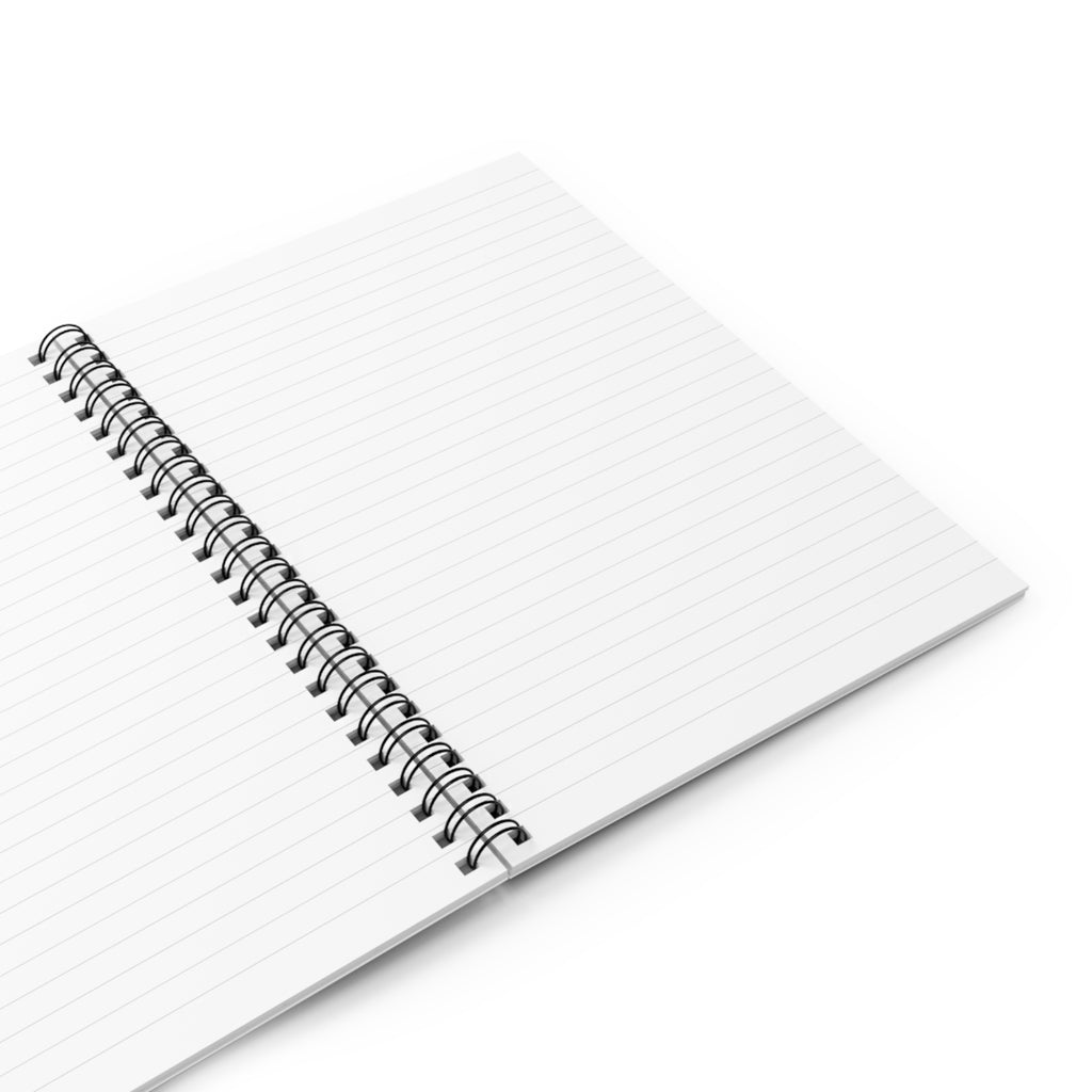 Trench Coat Buttoned to the Top Spiral Notebook — Fashion Quote Ruled Journal