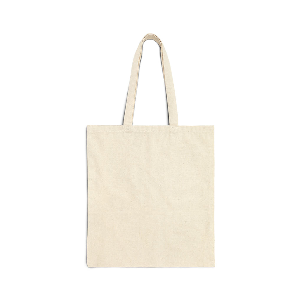 Canvas Tote Bag — "Is it clocking to you?" Pink Bubble Text Tote